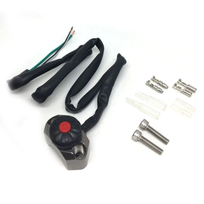 Zeta Universal Alloy Perch Mounted Kill Switch - Titanium