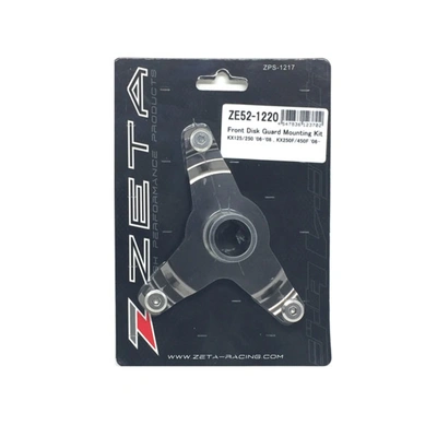 Zeta Front Disc Guard Mount Kit for KX125/250/250F '06<, KX450F '06-18