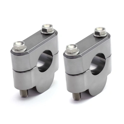 Zeta Bar Clamp Rise Kit for 7/8 Bars - Titanium - 19mm