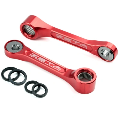 Zeta RSL Adjustable Lowering Linkage for CRF250R '18-21, CRF450R '17-20, CRF450L '19< - Red