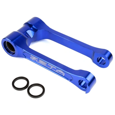 Zeta Lowering Linkage Kit for CRF250 Rally - Blue - -25mm