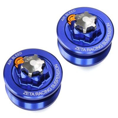 Zeta Easy Adjust Fork Caps for YZ80/85 '93< - Blue