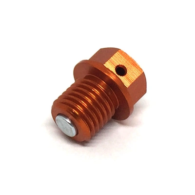Zeta Magnetic Drain Bolt (M12 x 12 - P1.5) - Orange