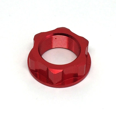 Zeta Steering Stem Nut (M22 x 30 - P1.0 H12) - Red