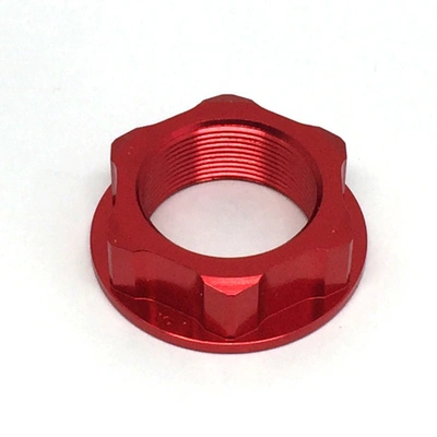 Zeta Steering Stem Nut (M24 x 32 - P1.0 H12) - Red