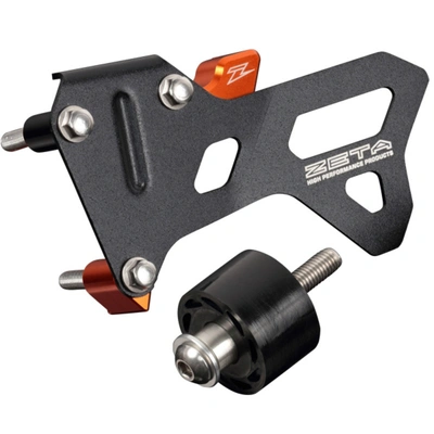 Zeta Case Saver Kit & Cover for KTM 450/500SXF/XCF/EXCF - Orange