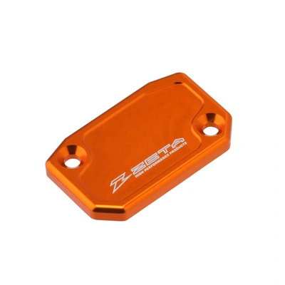 Zeta Front Brake Master Cylinder Cover for Beta, GasGas, Husqvarna, Kawasaki, KTM, Stark - Orange