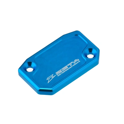 Zeta Front Brake Master Cylinder Cover for Beta, GasGas, Husqvarna, Kawasaki, KTM, Stark - Blue