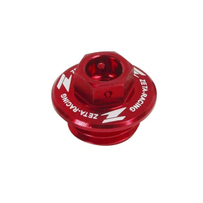 Zeta Oil Filler Plug for CR/CRF/CRF250L, CT125 '20<, YZ/YZF/WRF, KLX - Red