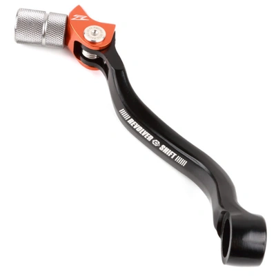 Zeta Adjustable Gear Lever Revolver for KTM EXC/Husqvarna FE - Orange