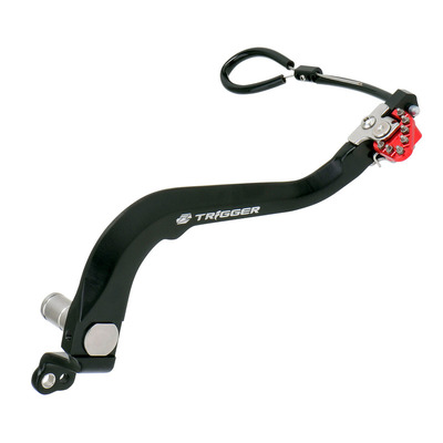 Zeta Brake Pedal - Trigger - Crf250L/300L '21-, Crf250 Rally/300Rally'21- - Red