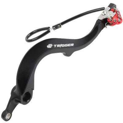 Zeta Brake Pedal - Trigger - Kx250/F '06-20 - Red