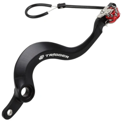 Zeta Trigger Brake Pedal for RMZ250 '13-28 - Red