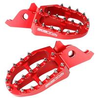 Zeta Honda Alloy Foot Pegs - Red