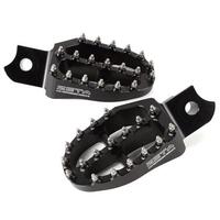 Zeta Kawasaki Alloy Foot Pegs - KXF250/450 - Black