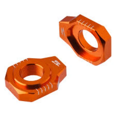 Zeta Axle Blocks for KTM SX/XC '23<, EXC/XC-W '24< - Orange