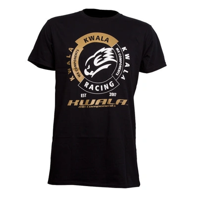 Kwala Emblem Motorcycle Tee - Black/Gold