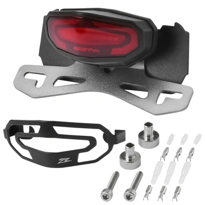 Zeta LED Tail Light & Plate Holder for CRF450L '19<, CRF450RL '21< - Red