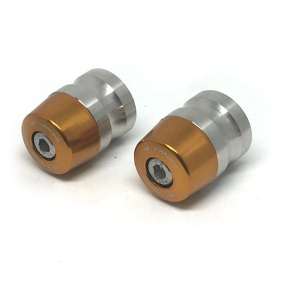 Zeta Z-Street Road Alloy Bar End Plugs - Gold - 29mm