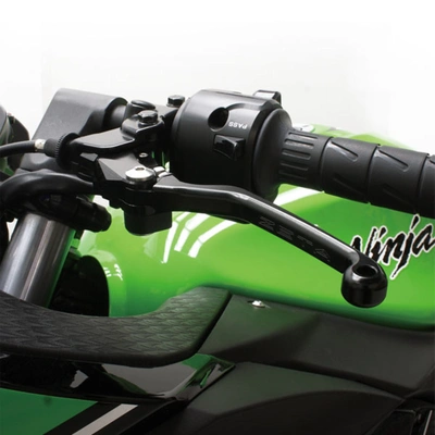 Zeta Z-Street Road Pilot Lever Set for Ninja/Z 250/300/400 '08<, Versus-X 250/300 '17< - Black